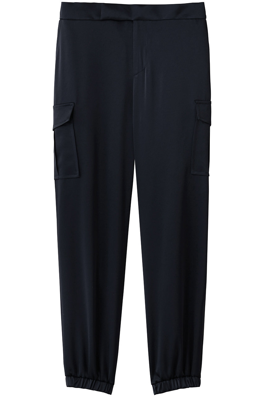 エムフィル/M・filのヴィンテージサテン カーゴパンツ(ネイビー/260-13101)