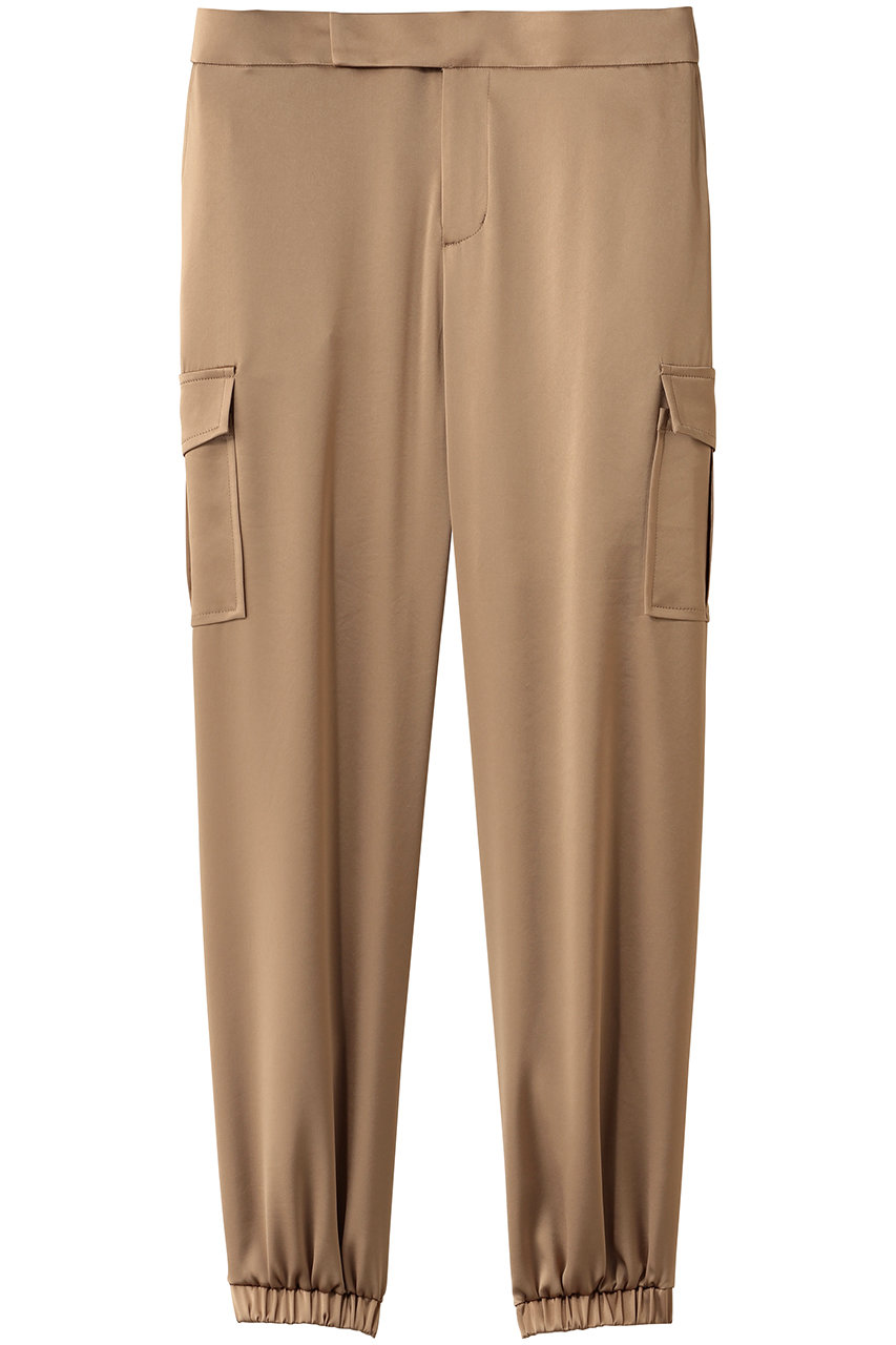 エムフィル/M・filのヴィンテージサテン カーゴパンツ(薄ベージュ/260-13101)