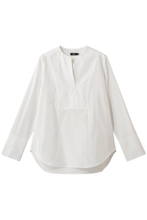 エムフィル/M・filのトリアセテート コットン タイプライター ヨークシャツ(110400/110403)