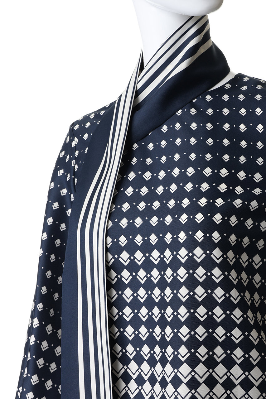 M・fil(エムフィル)｜Geo Shift プリント アシンメトリー ボウタイ