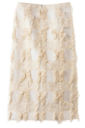 エムフィル/M・filのラメクロス ジャカード タイトスカート