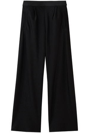 エムフィル/M・filのストレッチ Wサテン リラクシー イージートラウザーズ(110600/110601)