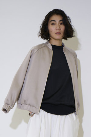 エムフィル/M・filのシルキーWクロス ブルゾン