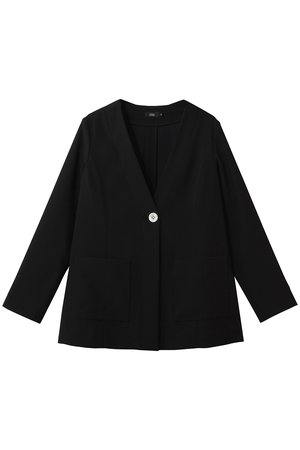 エムフィル/M・filのトリアセ ボディシェル ノーカラージャケット