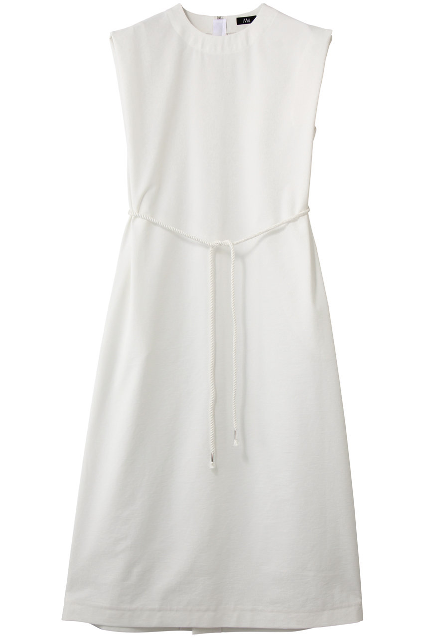 エムフィル/M・filのシェルタリングドライツイル　タックショルダーワンピース(オフホワイト/261-14325)