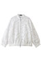フラワーレース　ブルゾン エムフィル/M・fil オフホワイト