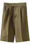 【予約販売】シルキーWクロス　ハーフパンツ エムフィル/M・fil カーキ