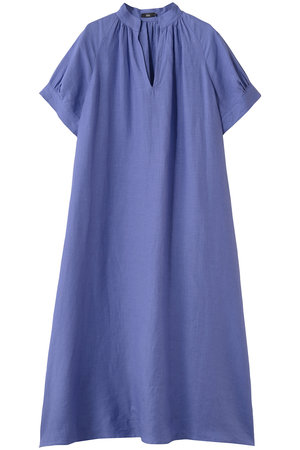 エムフィル/M・filのベルギーリネン　スキッパーラグランワンピース(110500/110503)