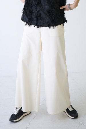 エムフィル/M・filのライトデニム　オーバーバギーイージートラウザーズ(110600/110604)