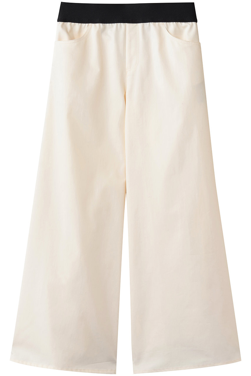 エムフィル/M・filのライトデニム　オーバーバギーイージートラウザーズ(オフホワイト/261-13104)