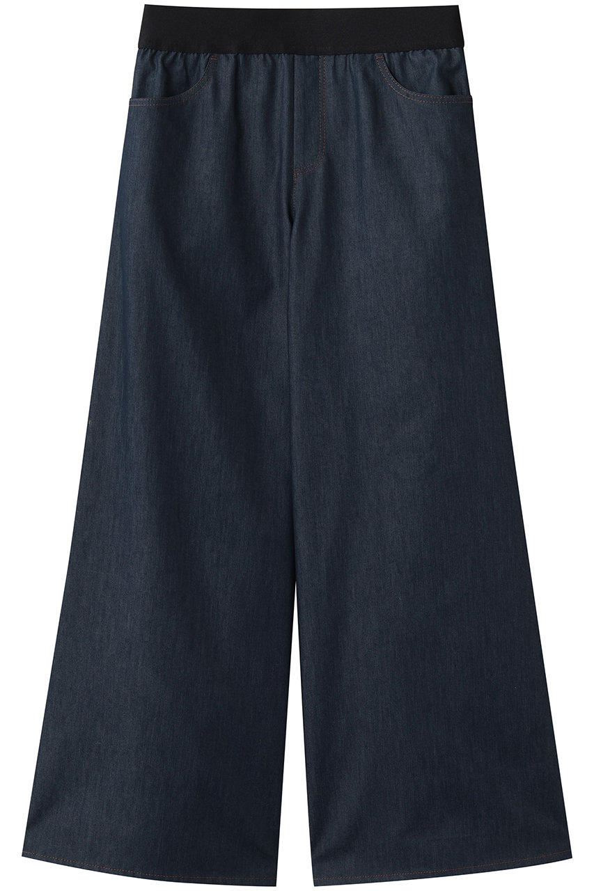 エムフィル/M・filのライトデニム　オーバーバギーイージートラウザーズ(ネイビーブルー/261-13104)