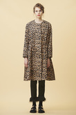 レオパードタフタポケッタブルコート