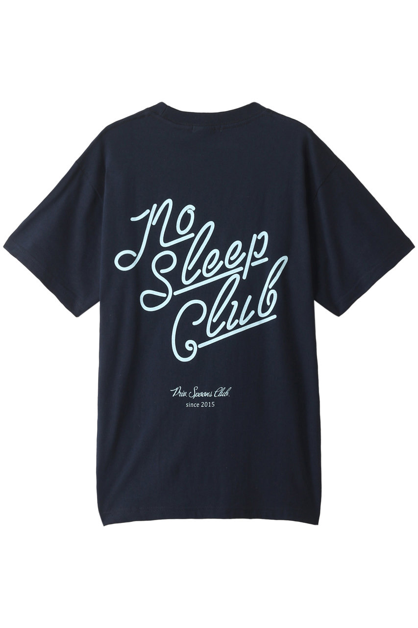 Priv. Spoons Club プライベート・スプーンズ・クラブ 【UNISEX】NoSleepClub Tシャツ ネイビー