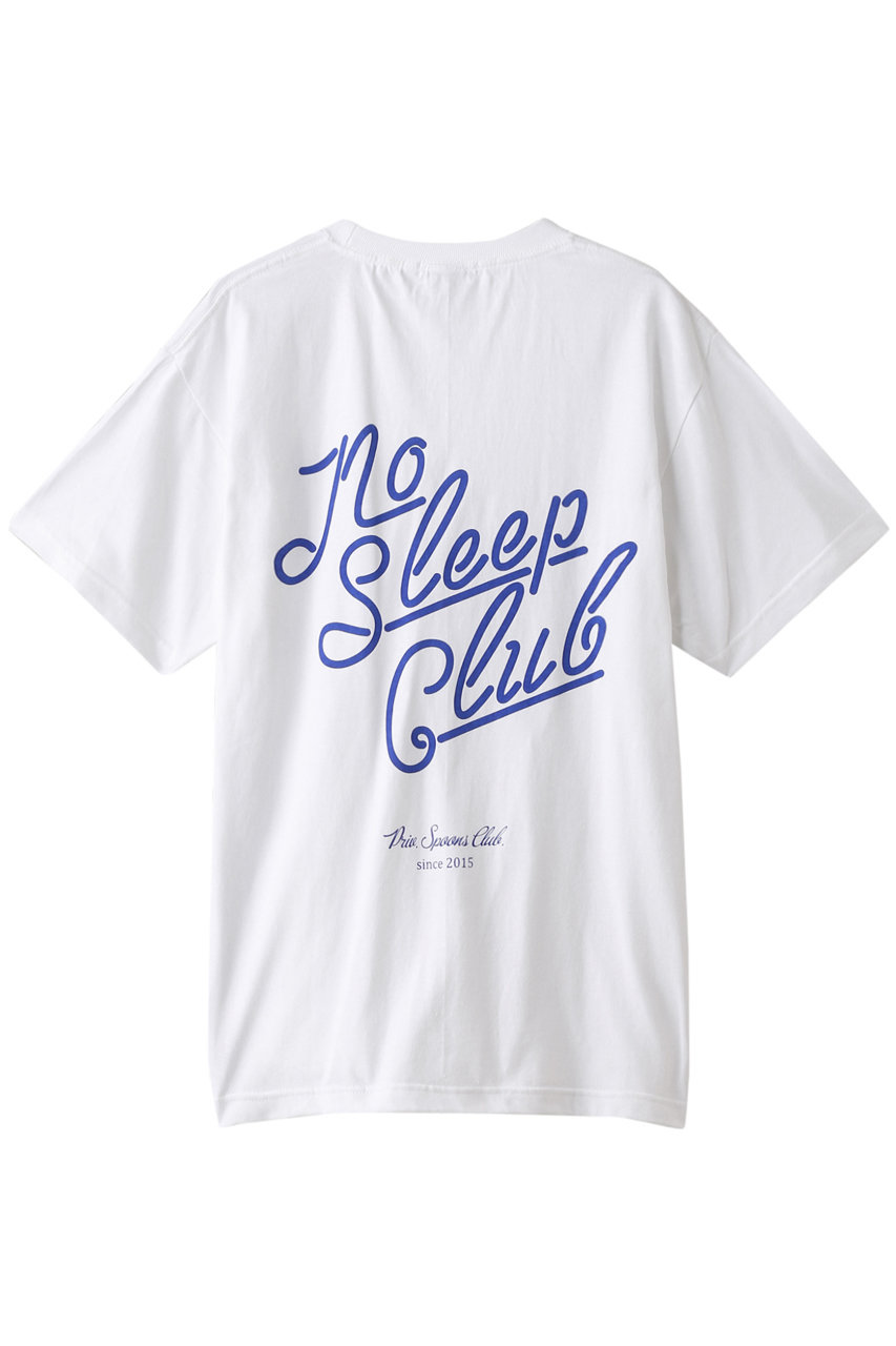 Priv. Spoons Club プライベート・スプーンズ・クラブ 【UNISEX】NoSleepClub Tシャツ ホワイト2