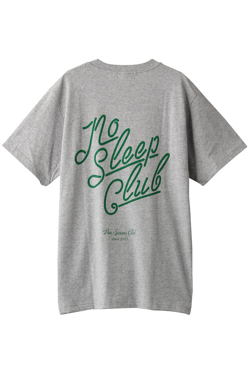 Priv. Spoons Club プライベート・スプーンズ・クラブ 【UNISEX】NoSleepClub Tシャツ グレー