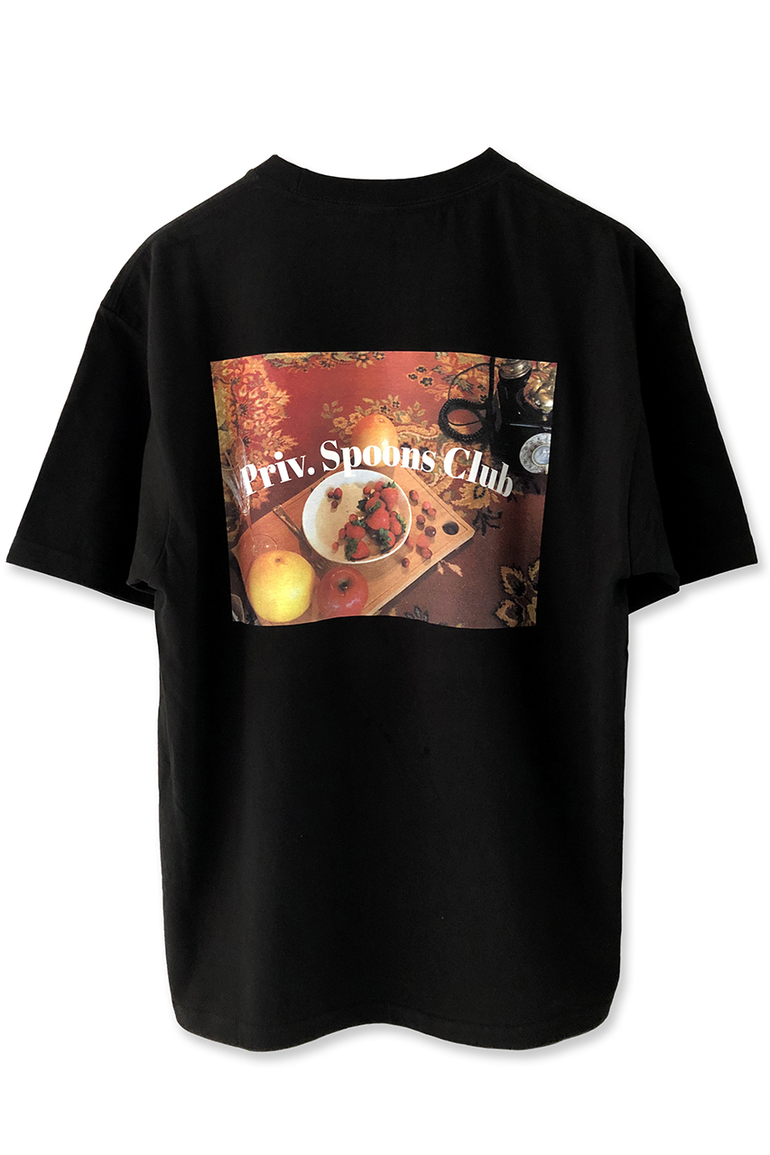 SALE 【30%OFF】 Priv. Spoons Club プライベート・スプーンズ・クラブ PSC Photo Tシャツ ブラック