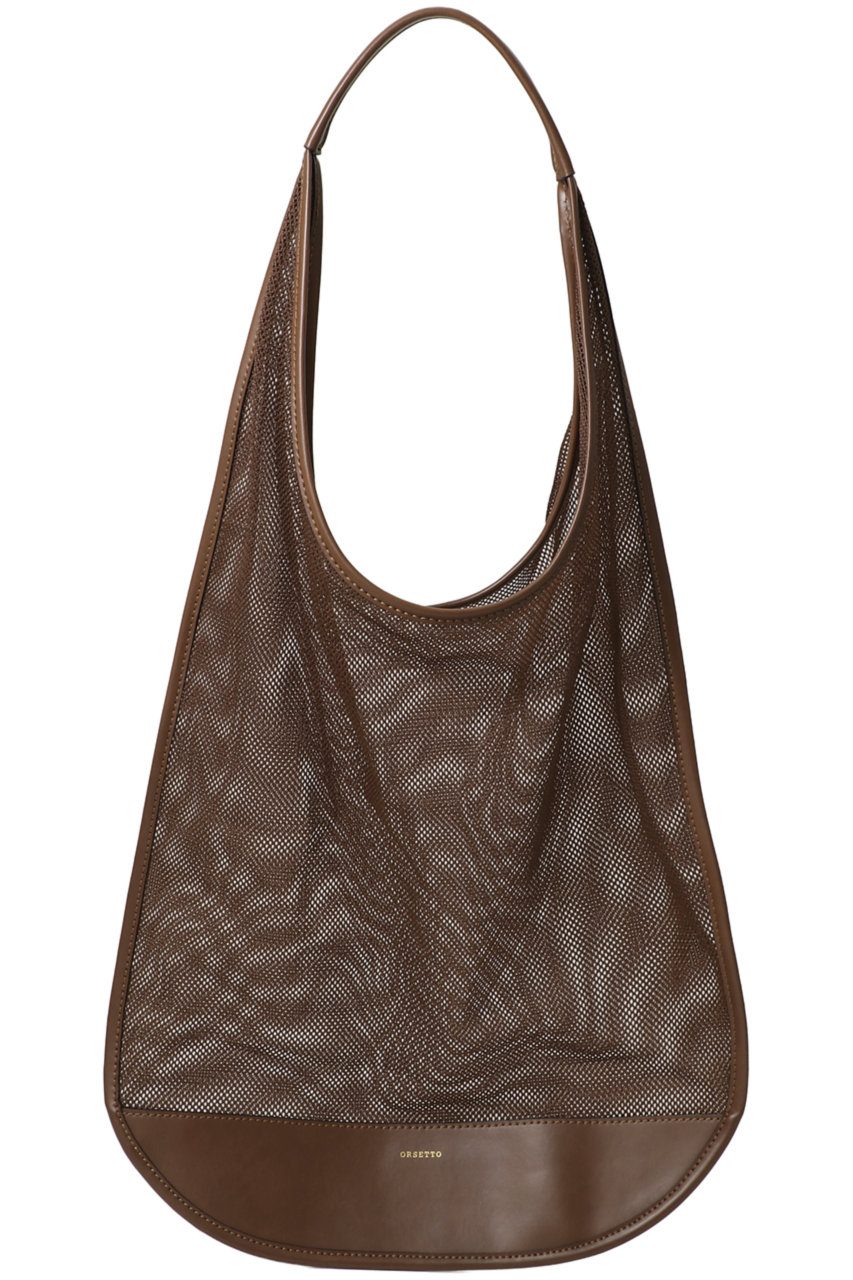 オルセット/ORSETTOのFREDDO メッシュショルダーバッグ(ブラウン/01-126-11)