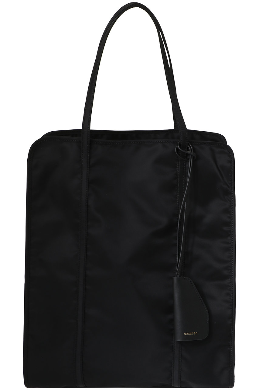 ORSETTO RASO 2wayトートバッグ (ブラック, F) オルセット ELLE SHOP