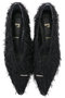 【ELLE SHOP限定】Eileen メタルパーツ付きヘアリーフラットシューズ ヘンリ エン ヴァーゴ/HENRI EN VARGO ブラック