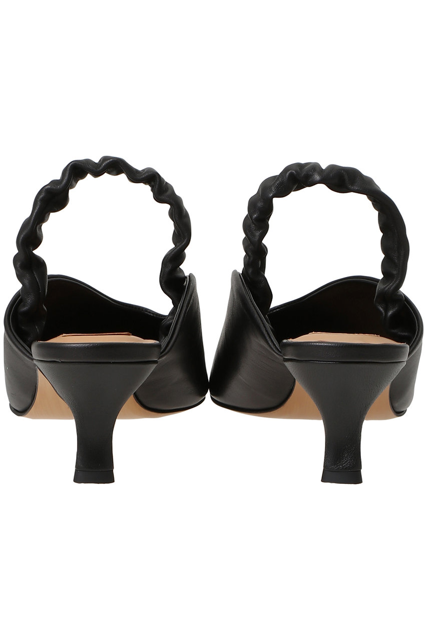 ​【極美品】ヘンリエンヴァーゴ Vカット スリングバック パンプス 黒 37.5 HENRI EN VARGO(ヘンリ エン ヴァーゴ)｜Shirley Vカットスリング