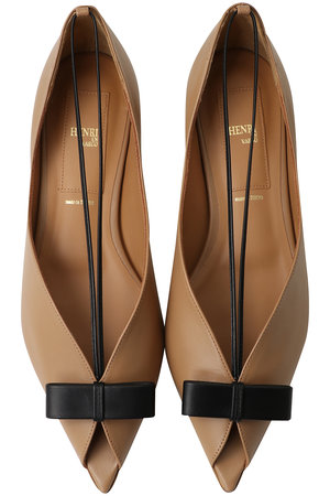 【ELLE SHOP限定】Nadia リボンストリングスフラットシューズ