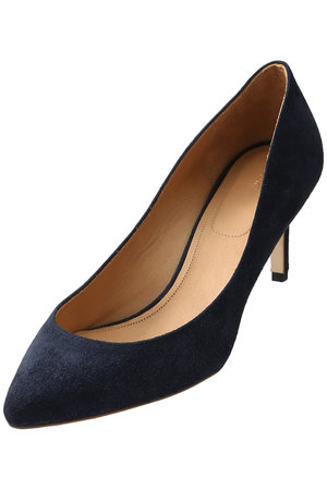 ロランス/LAURENCEのスエードポインテッドトゥパンプス