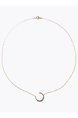 アルティーダ ウード/ARTIDA OUDの[glimmer] ニュームーン パヴェダイヤモンド ネックレス(150200/150201)