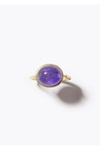 ancient カボション アメジスト リング