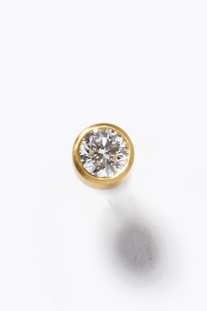 アルティーダ ウード/ARTIDA OUDの[basic] K18 ラボグロウンダイヤモンド ベゼル スタッド シングル ピアス(150100/150101)