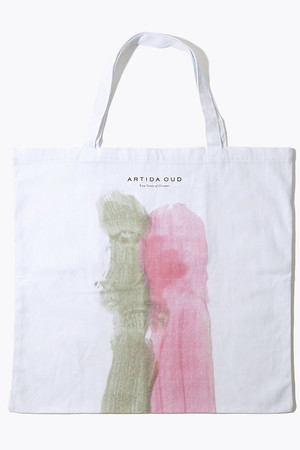 アルティーダ ウード/ARTIDA OUDの[other] Audrey Fondecave×ARTIDA OUD T 05：ウォーターメロン Lサイズ オーガニックコットン トートバッグ(120200/120201)
