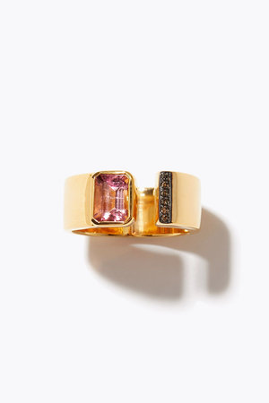 アルティーダ ウード/ARTIDA OUDの【ELLE SHOP限定】elafonisi 【6th Anniversary Limited】ピンクトルマリン オープン リング(150400/150401)