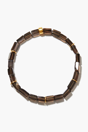 アルティーダ ウード/ARTIDA OUDのamulette 「大地の力を宿すお守り」スモーキークォーツ キューブ ブレスレット