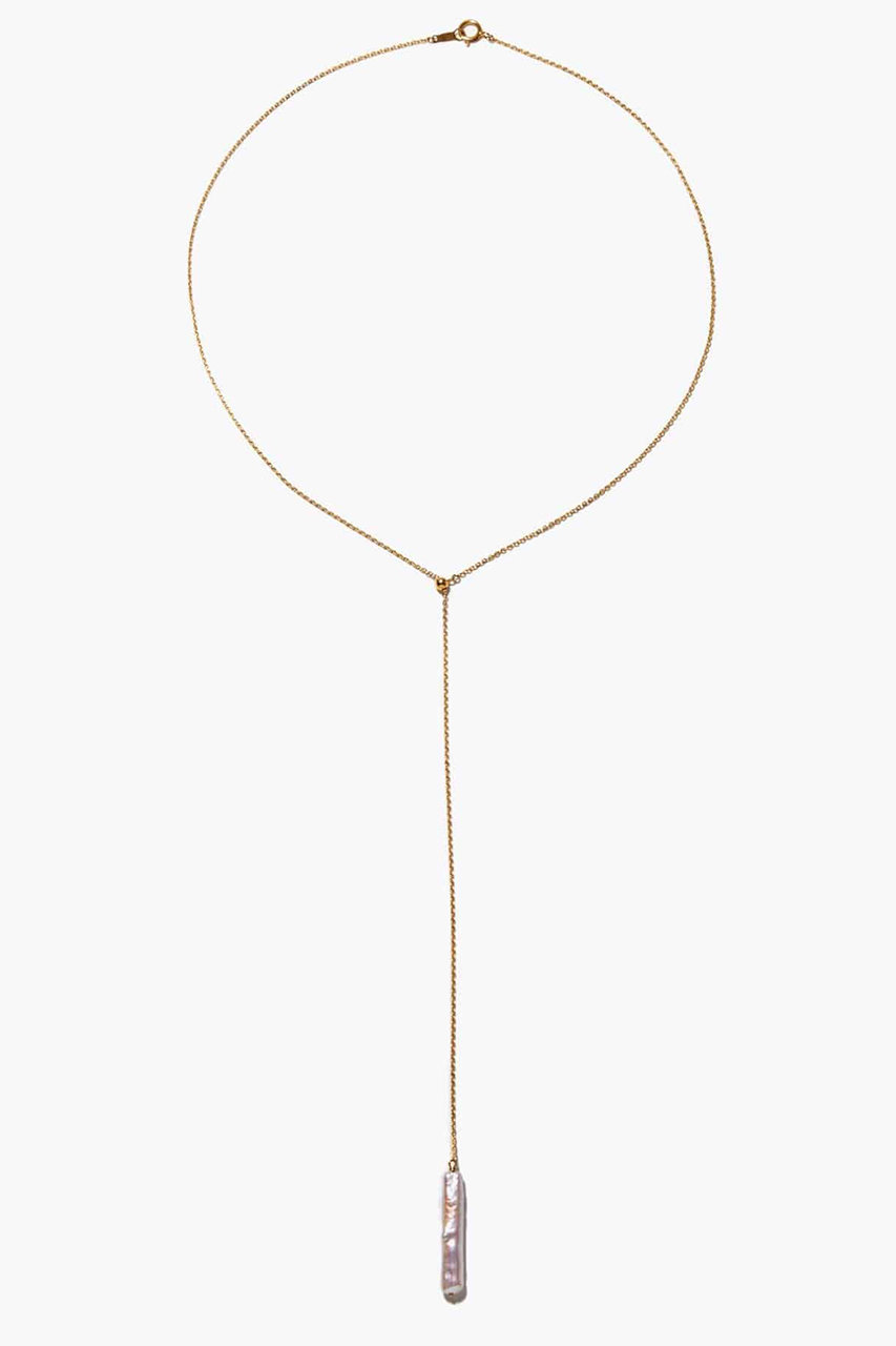 ARTIDA OUD philia スティックパール ラリアット ネックレス (ホワイト, one size) アルティーダ ウード ELLE SHOP ARTIDA OUD philia スティックパール ラリアット ネックレス (ホワイト, one size) アルティーダ ウード ELLE SHOP