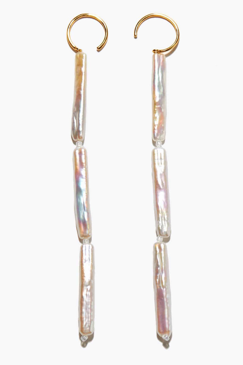 ARTIDA OUD philia スティックパール ピアス (ホワイト, one size) アルティーダ ウード ELLE SHOP ARTIDA OUD philia スティックパール ピアス (ホワイト, one size) アルティーダ ウード ELLE SHOP