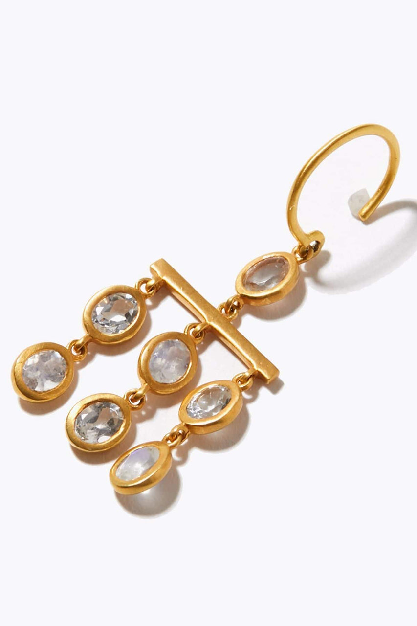 アルティーダウード　ピアス　2個セット bone] オーガニックthin middleフープ ピアス｜ARTIDA OUD（アル