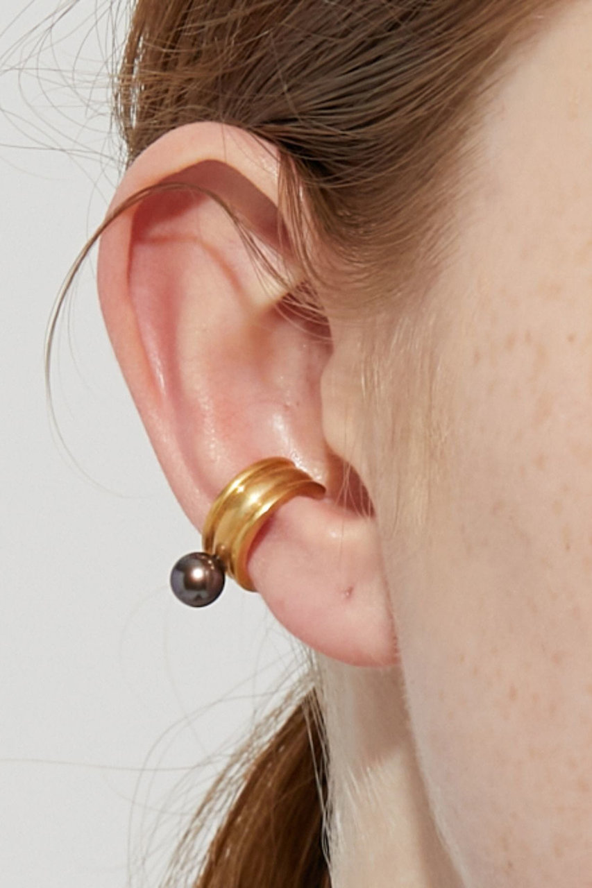 ARTIDA OUD(アルティーダ ウード)｜ancient グレーパール イヤーカフ