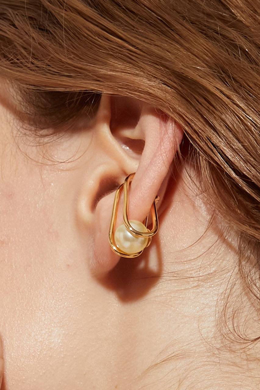 アルティーダウード　アコヤパール グラデーション ライン イヤーカフピアス ARTIDA OUD(アルティーダ ウード)｜philia アコヤパール ダブルライン