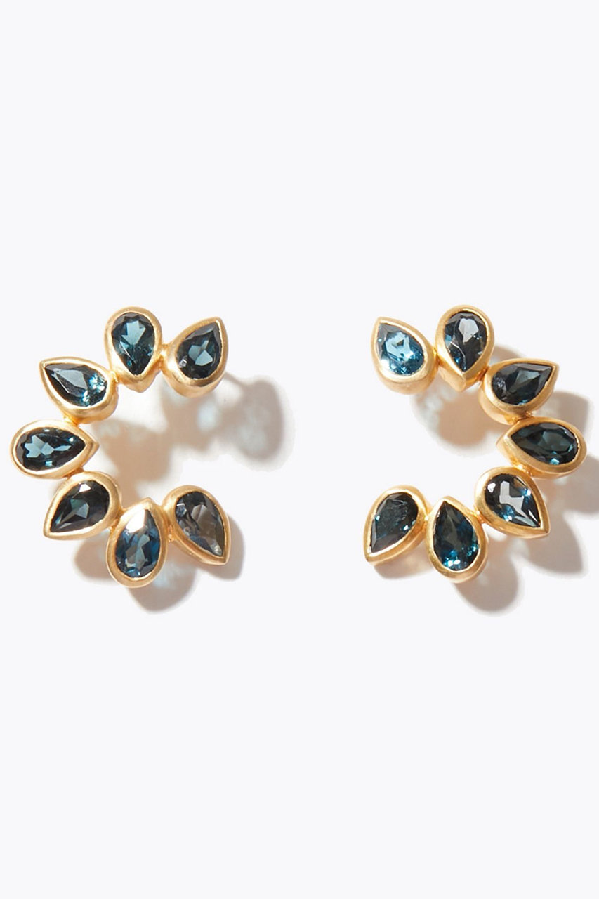 アルティーダ ウード/ARTIDA OUDのeden ロンドンブルートパーズ デイジー ピアス(ブルー/1225420100441000)