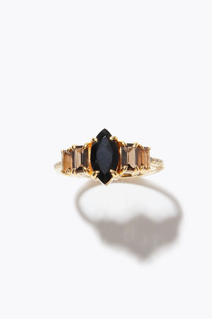 アルティーダ ウード/ARTIDA OUDのelafonisi マーキス オニキス パヴェダイヤモンド リング