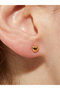 basic K18 ハート ホロウS スタッド シングル ピアス【片耳用】 アルティーダ ウード/ARTIDA OUD