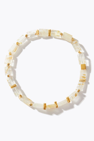 アルティーダ ウード/ARTIDA OUDのamulette 「煌びやかな金運へ」ゴールドルチルクォーツ ガムシェイプ ブレスレット(150300/150302)