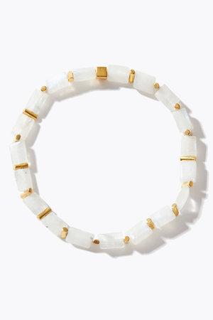 アルティーダ ウード/ARTIDA OUDのamulette 「ロマンチックな幸福を呼び込む」レインボームーンストーン ガムシェイプ ブレスレット(150300/150302)