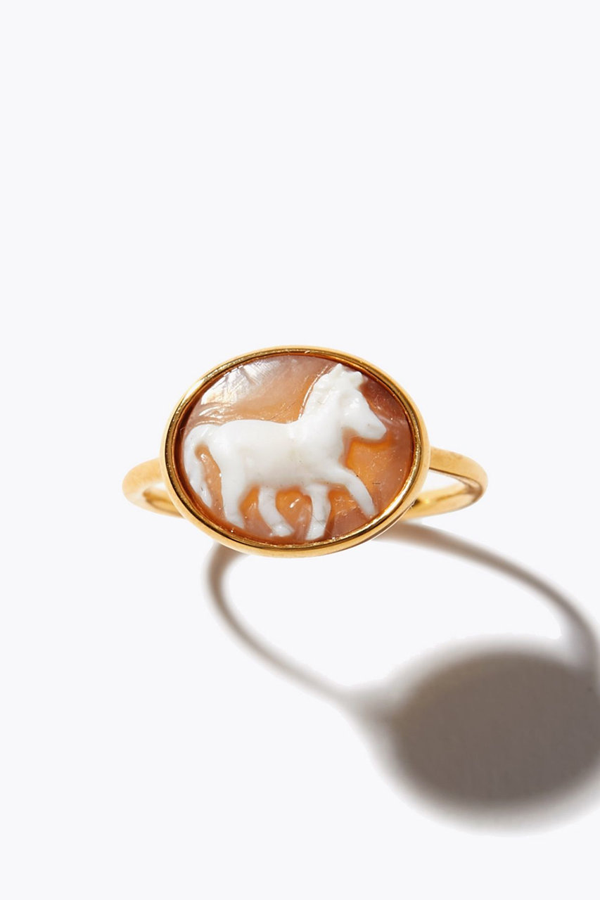 アルティーダ ウード/ARTIDA OUDのancient cameo カーヴィング ホース リング(ピンク/1226110500120013)