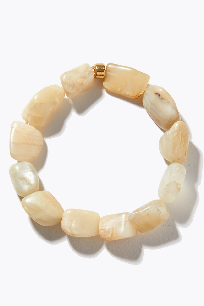 アルティーダ ウード/ARTIDA OUDの【3/12 0:00販売開始】amulette 「ロマンチックな幸福を呼び込む」クリームムーンストーン オーガニック ブレスレット(ホワイト/1226120601910000)