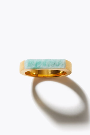 アルティーダ ウード/ARTIDA OUDのancient フラット アマゾナイト リング(150400/150401)