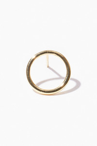 ARTIDA OUD オーガニックthin smallフープピアス ゴールド bone] オーガニックthin smallフープ ピアス｜ARTIDA OUD（アル