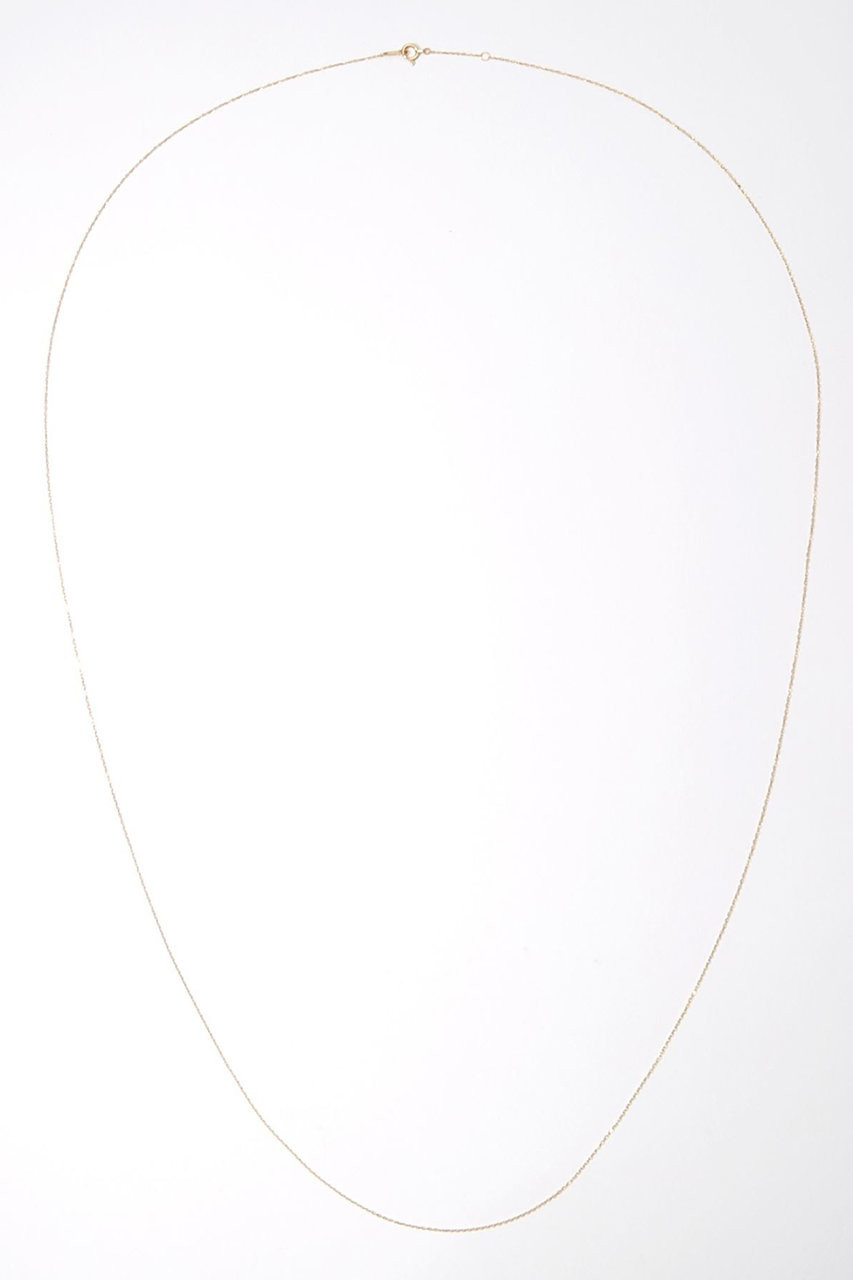 ＜ELLE SHOP＞ ARTIDA OUD basic K10 ベーシックチェーン 80cm ネックレス (ゴールド 080) アルティーダ ウード ELLE SHOP