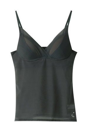 エス バイ スロギー/S by sloggiのエス バイ スロギー シアー カップ付きキャミソール(160200/160201)