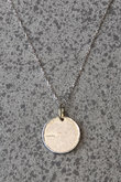 【WACCOWACCO×Chaos】シルバーコインネックレス Quarter