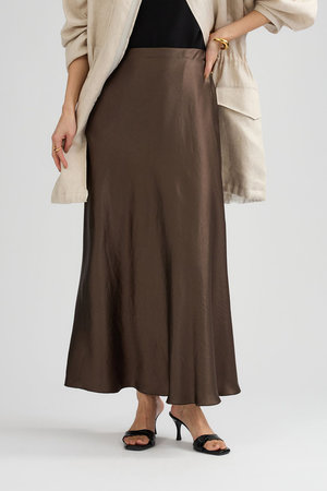 カオス/Chaosのリベールサテンロングスカート